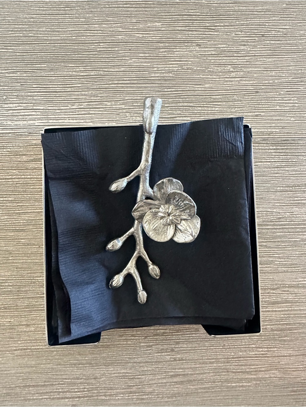 Michael Aram White Orchid Napkin Holder